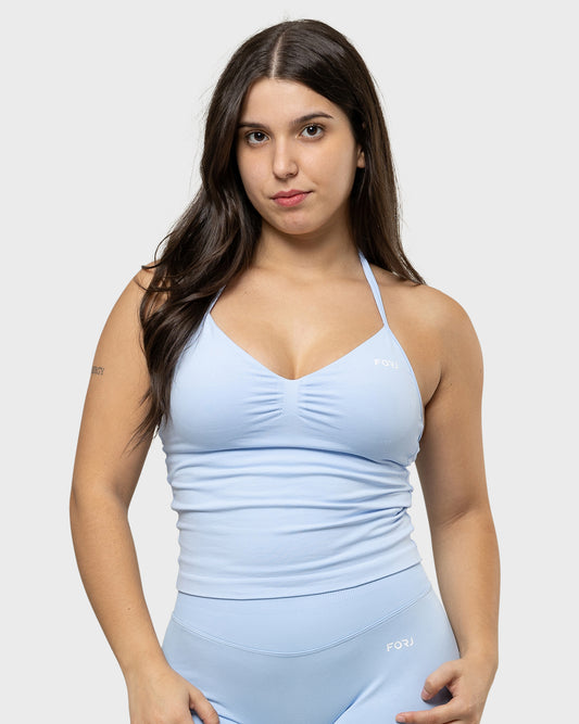 FORJ | Sculpt Longline Top Ice Blue